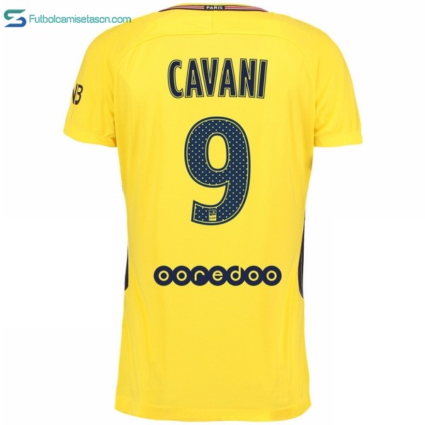 Camiseta Paris Saint Germain 2ª Cavani 2017/18